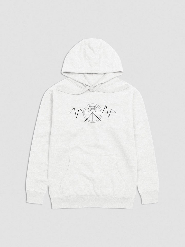 We're All Play Logo Hoodie - White with Black Logo product image (1)