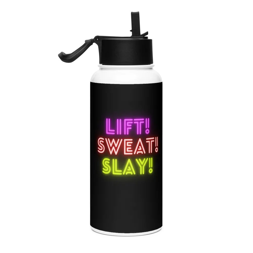LIFT! SWEAT! SLAY! WATER BOTTLE product image (2)