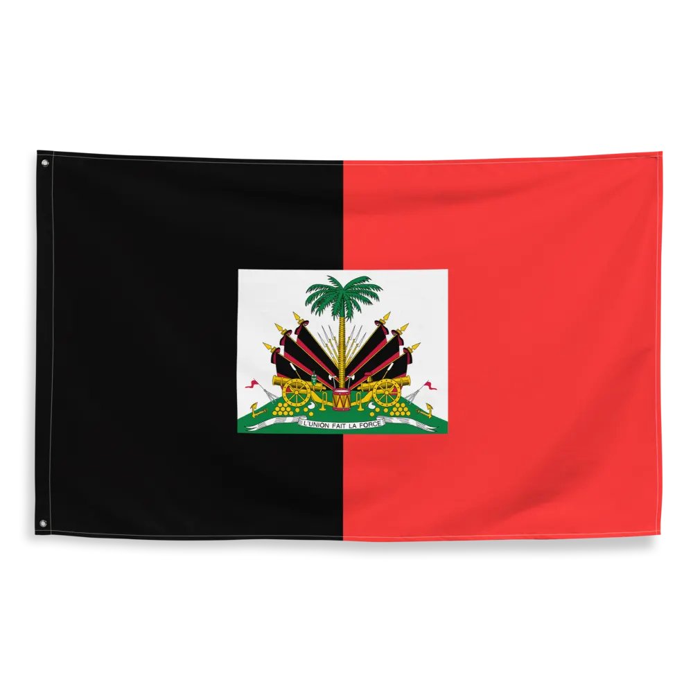 Black and Red Duvalier's Flag product image (2)