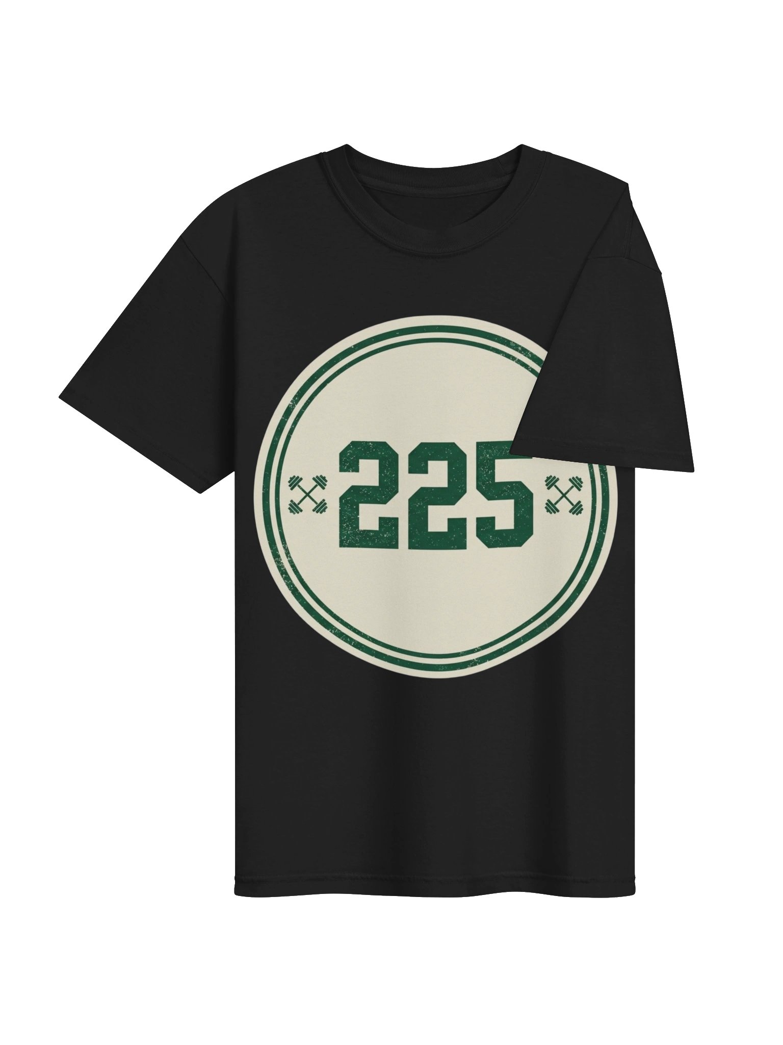 225 Club Milestone Retro Gym T-Shirt for Weightlifters product image (5)