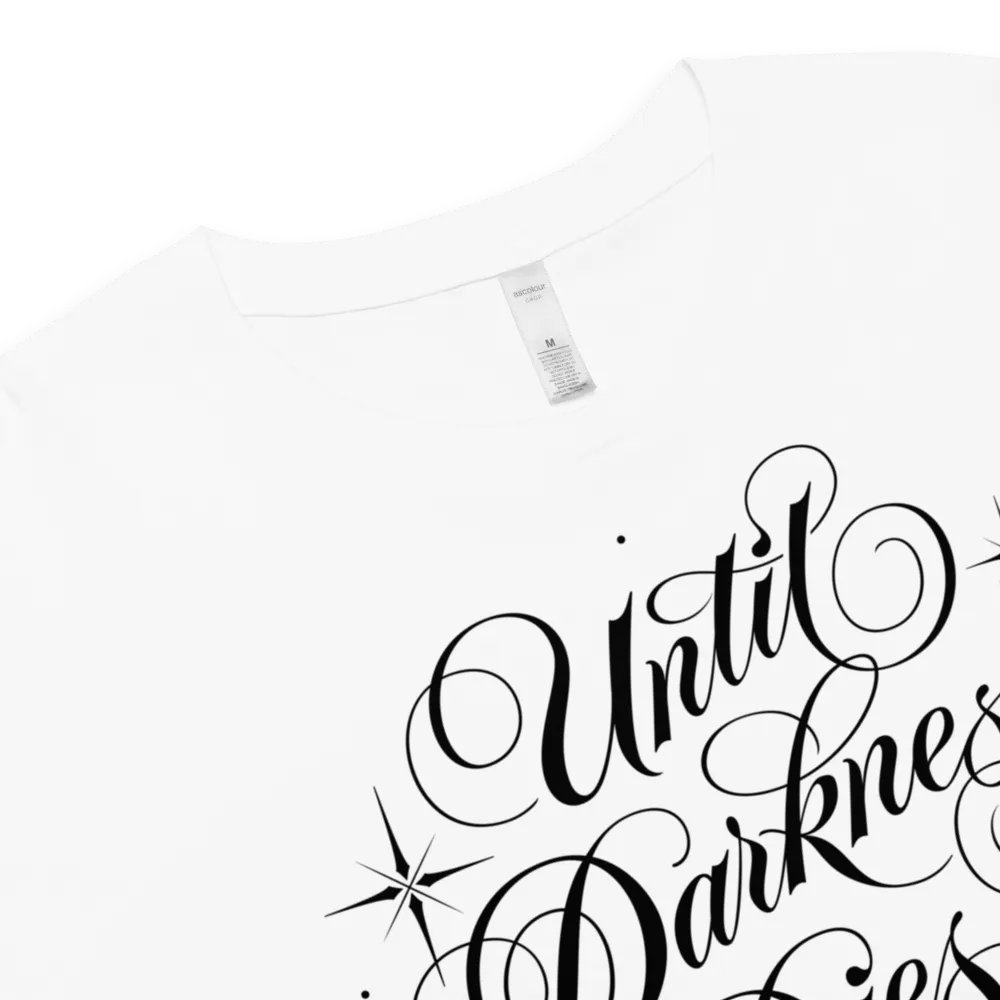 Until Darkness Dies (simple design) Women's Premium Crop Top product image (111)