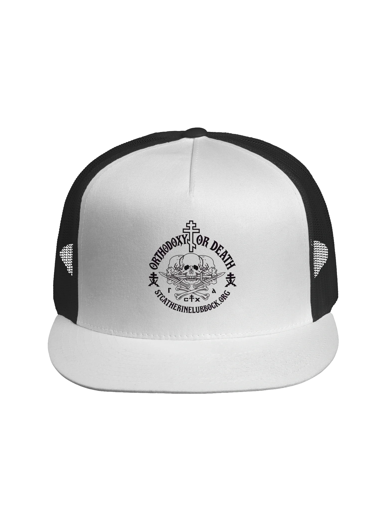 Orthodoxy or Death — Orthodox Lubbock Trucker Hat