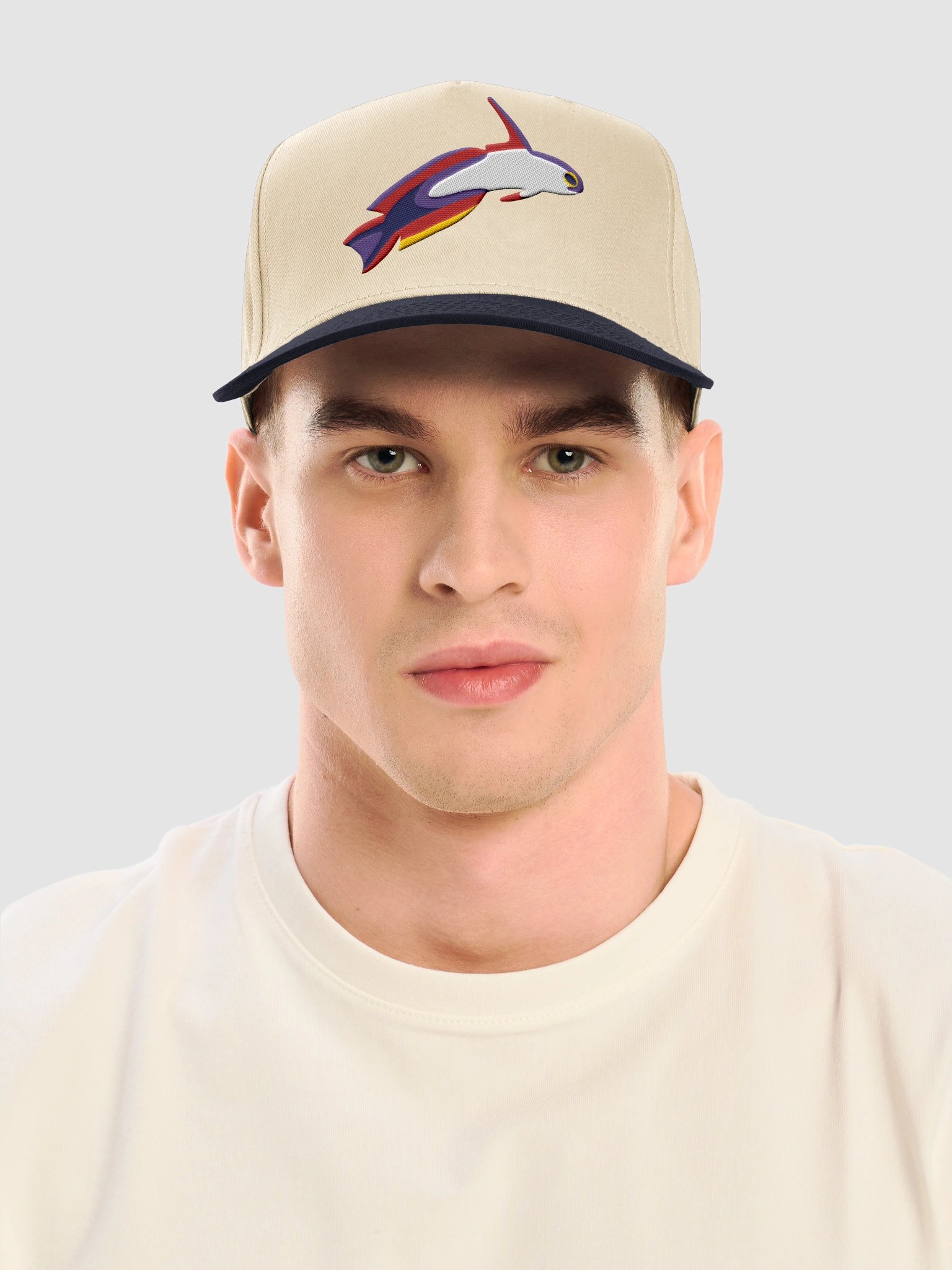 Purple Firefish Goby Embroidered Mid-Profile Baseball Cap | Saltwater Reef Aquarium Fish Hat product image (2)