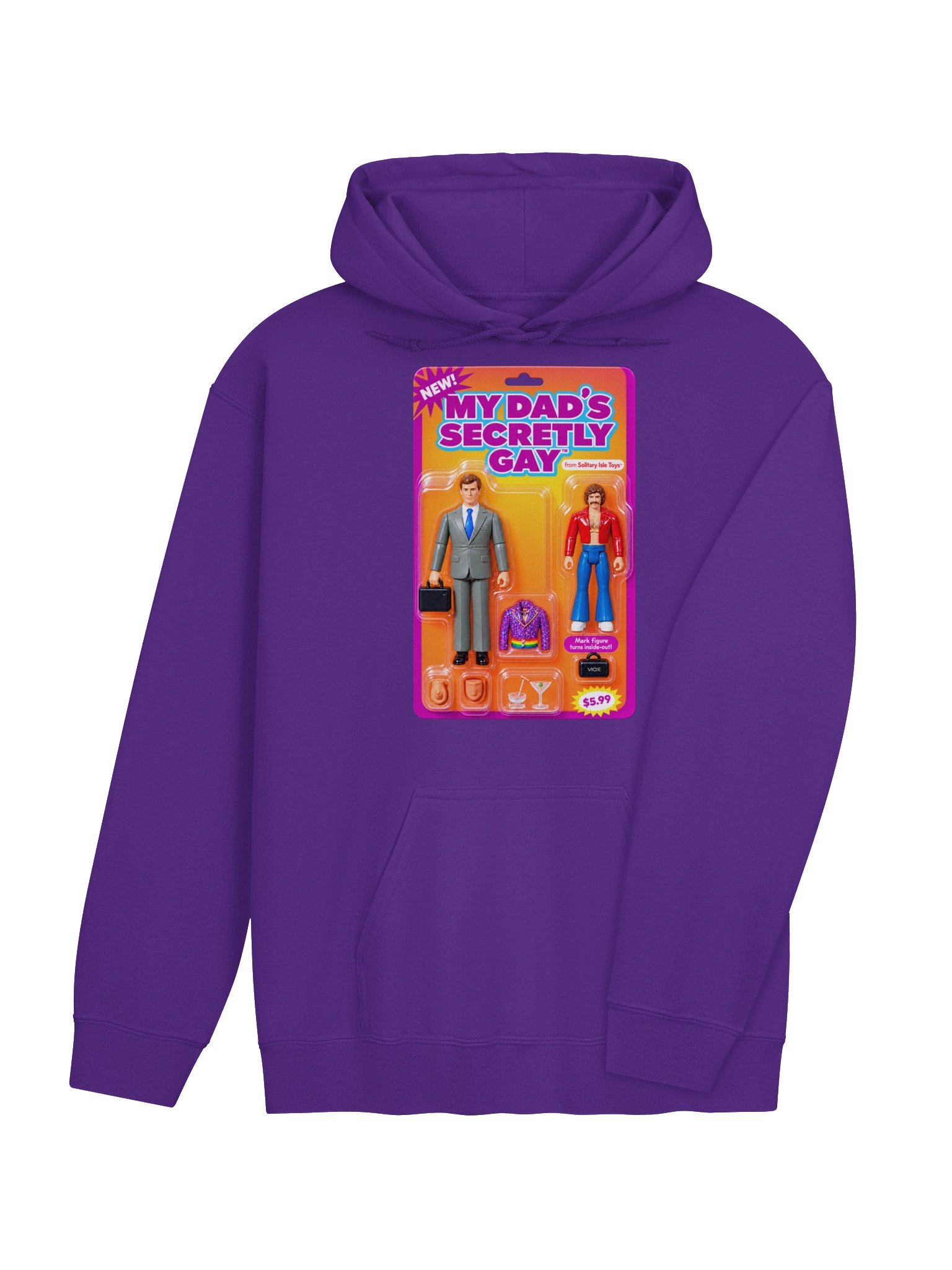 666 Toys | My Dad's Secretly Gay | Gildan Classic Hoodie product image (8)