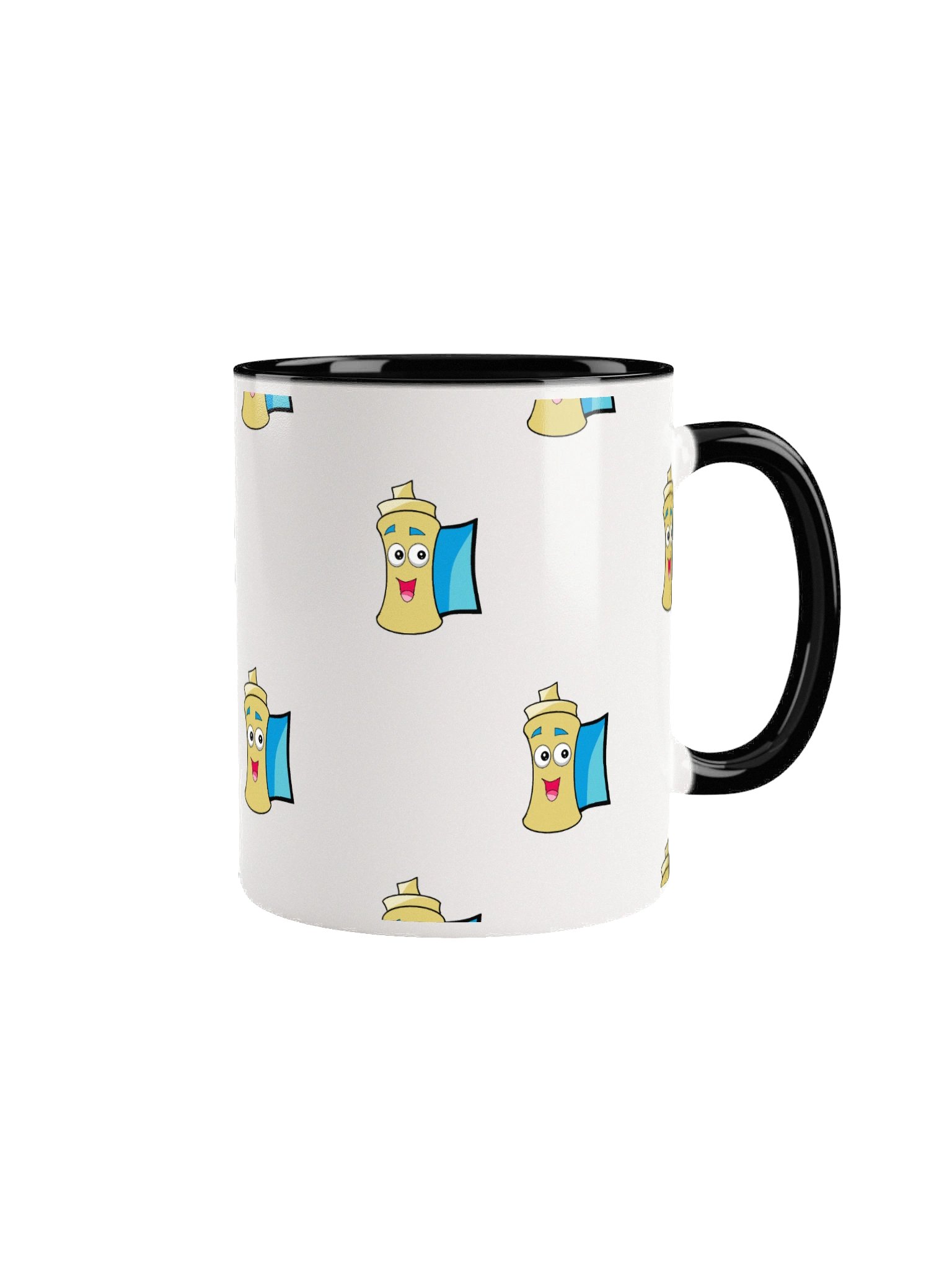 Cheerful Scroll Ceramic Mug product image (4)