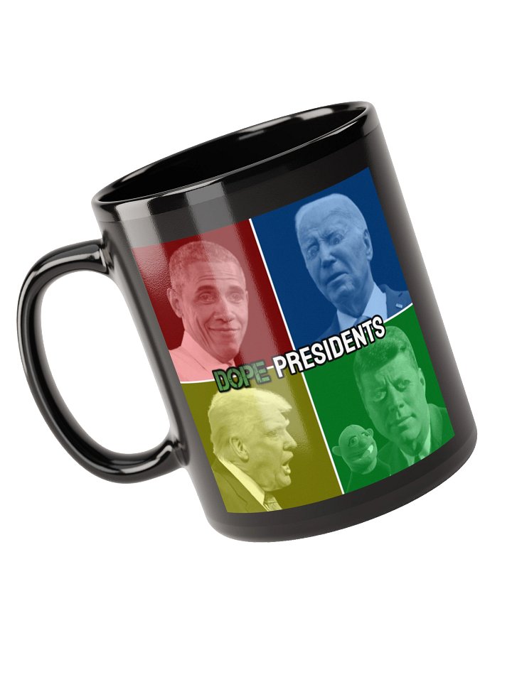 Dope Presidents Mug (Black) product image (1)