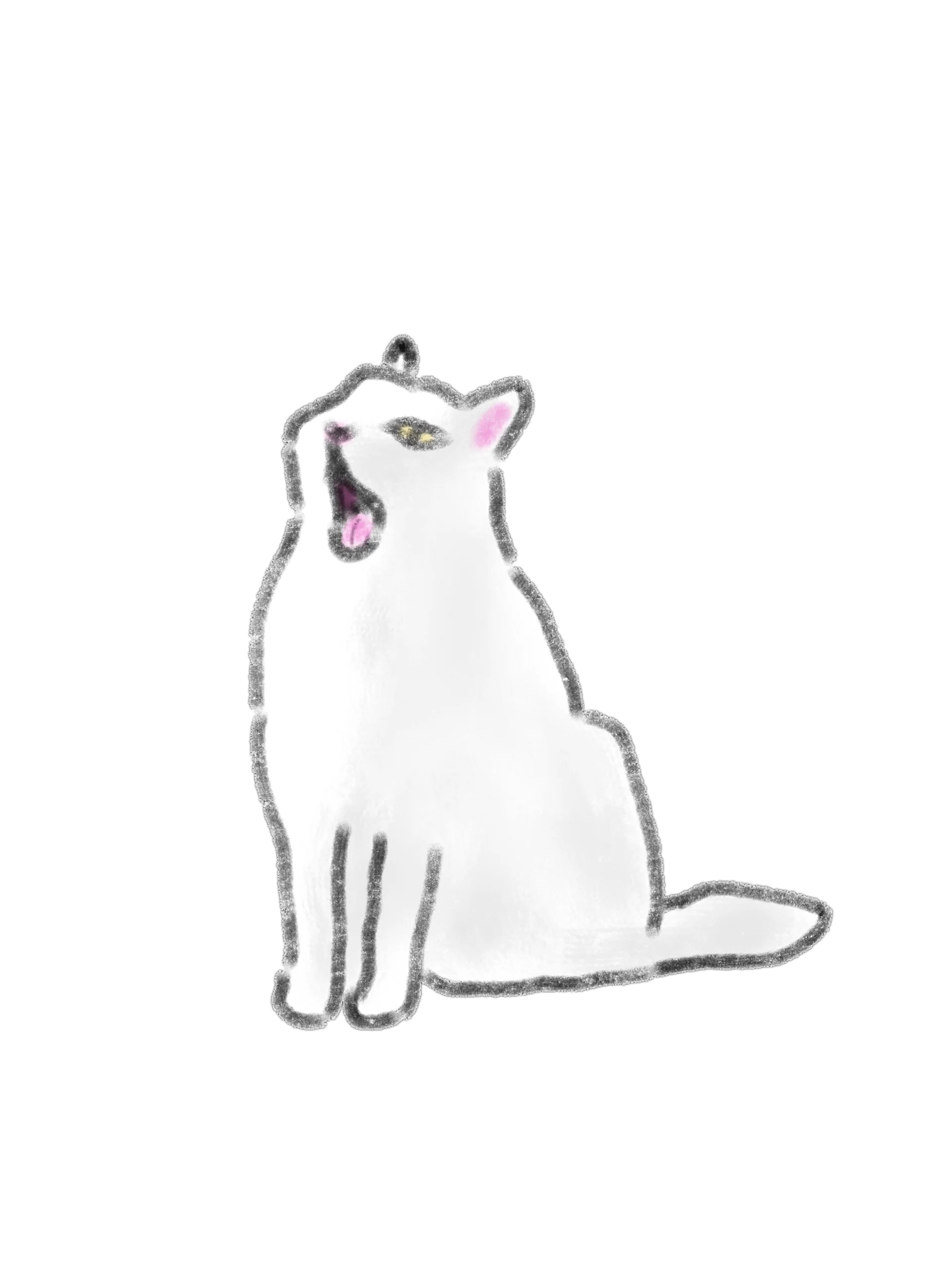 12 Hand-Drawn Cat PNG Clipart Bundle product image (2)