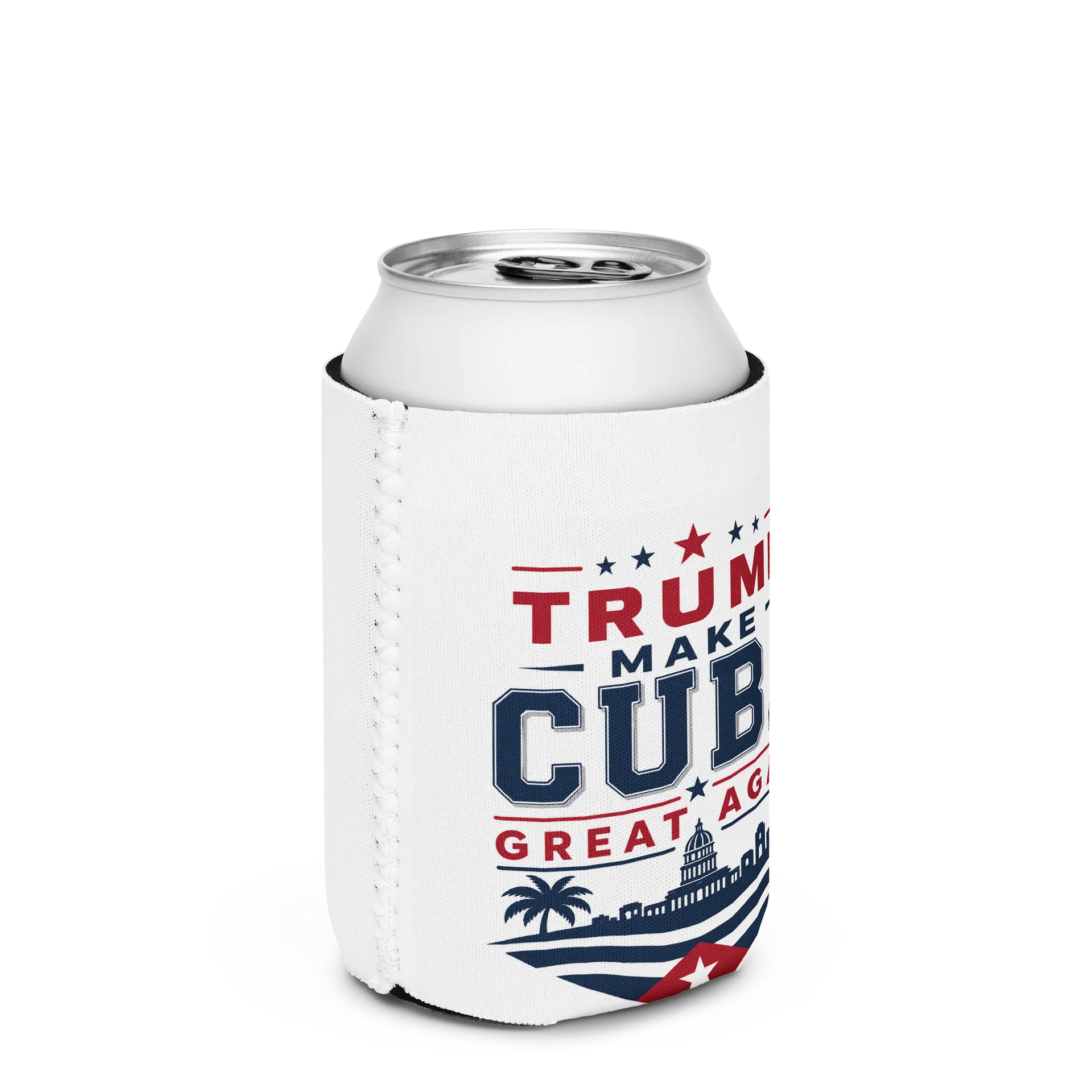 Porta Latas Blanco – Trump Make Cuba Great Again | PAC product image (2)
