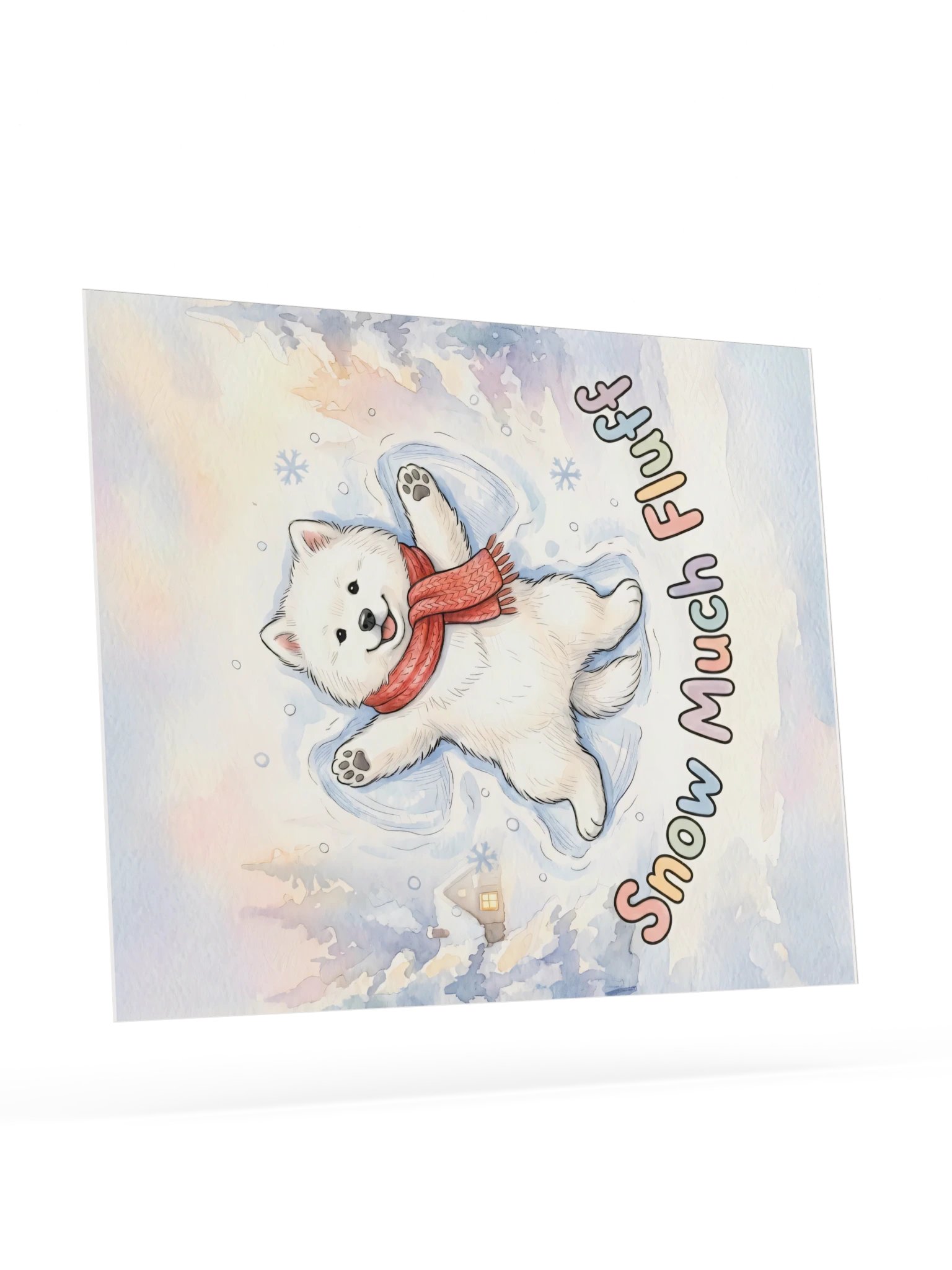 Snow Fluff Samoyed Poster product image (23)