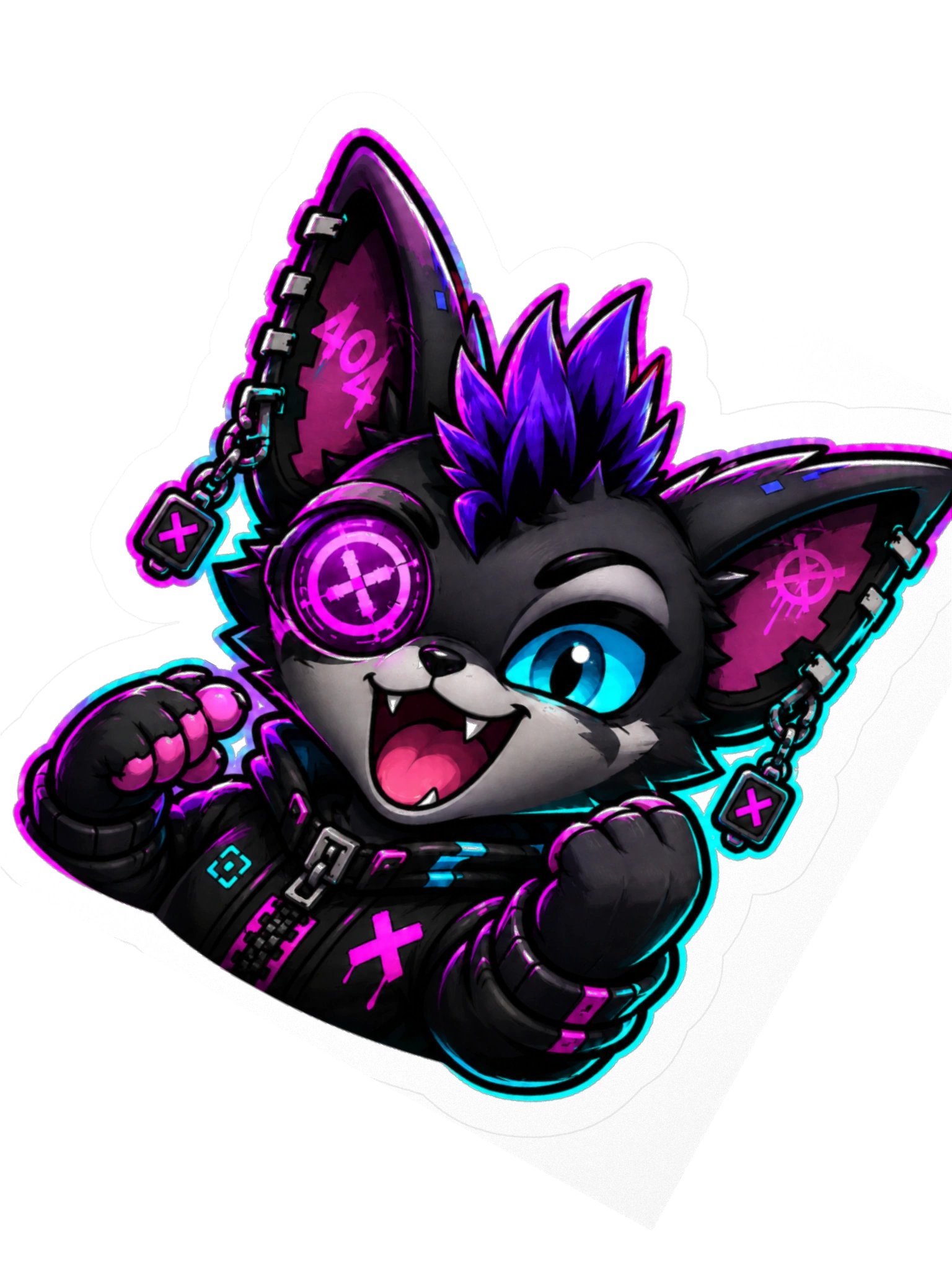 Glitch Chaos Sticker product image (3)