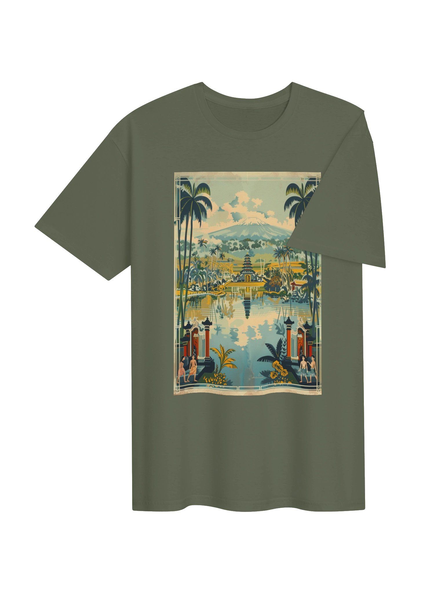 Vintage Tropical Volcano Escape Tee product image (5)