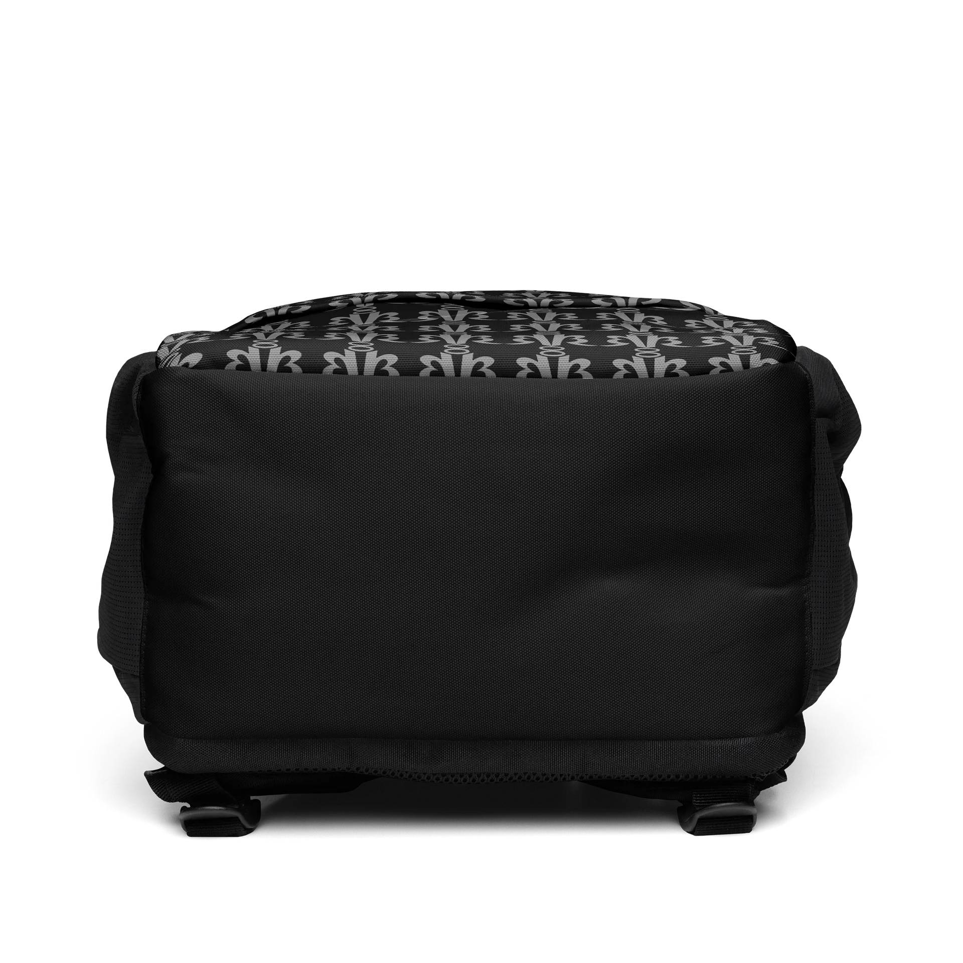 HB Script Pattern Print Camo Backpack product image (3)