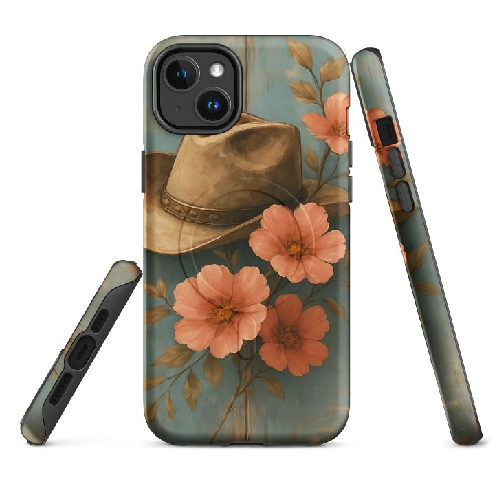Floral Cowboy Hat MagSafe® iPhone Case product image (2)