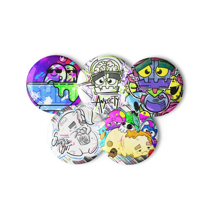 Stressed out buttons product image (1)