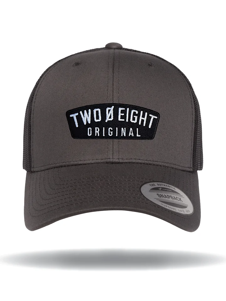 Two 0 Eight Original Patch Charcoal Black Trucker product image (1)