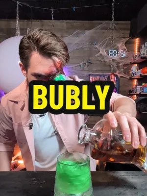 not a partnership... yet! hahahaha making a Bubly cocktail. #bubly #michaelbuble #twitchstreamer #husbandwifecomedy #halloweenmakeup @Michael Bublé @bubly water @Zee | Twitch @ TheSonOfHan 
