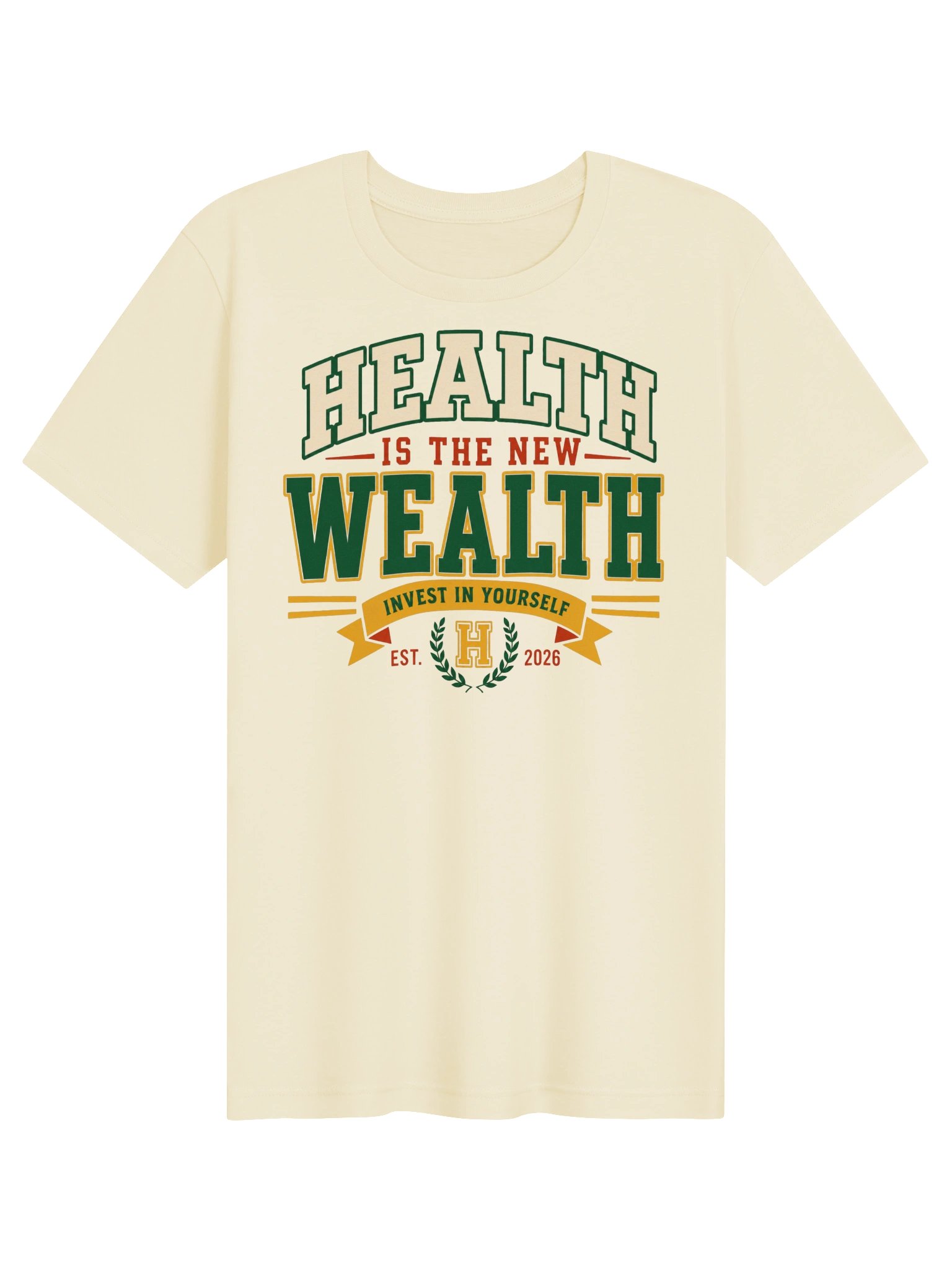 Health Is the New Wealth Unisex T-Shirt product image (2)