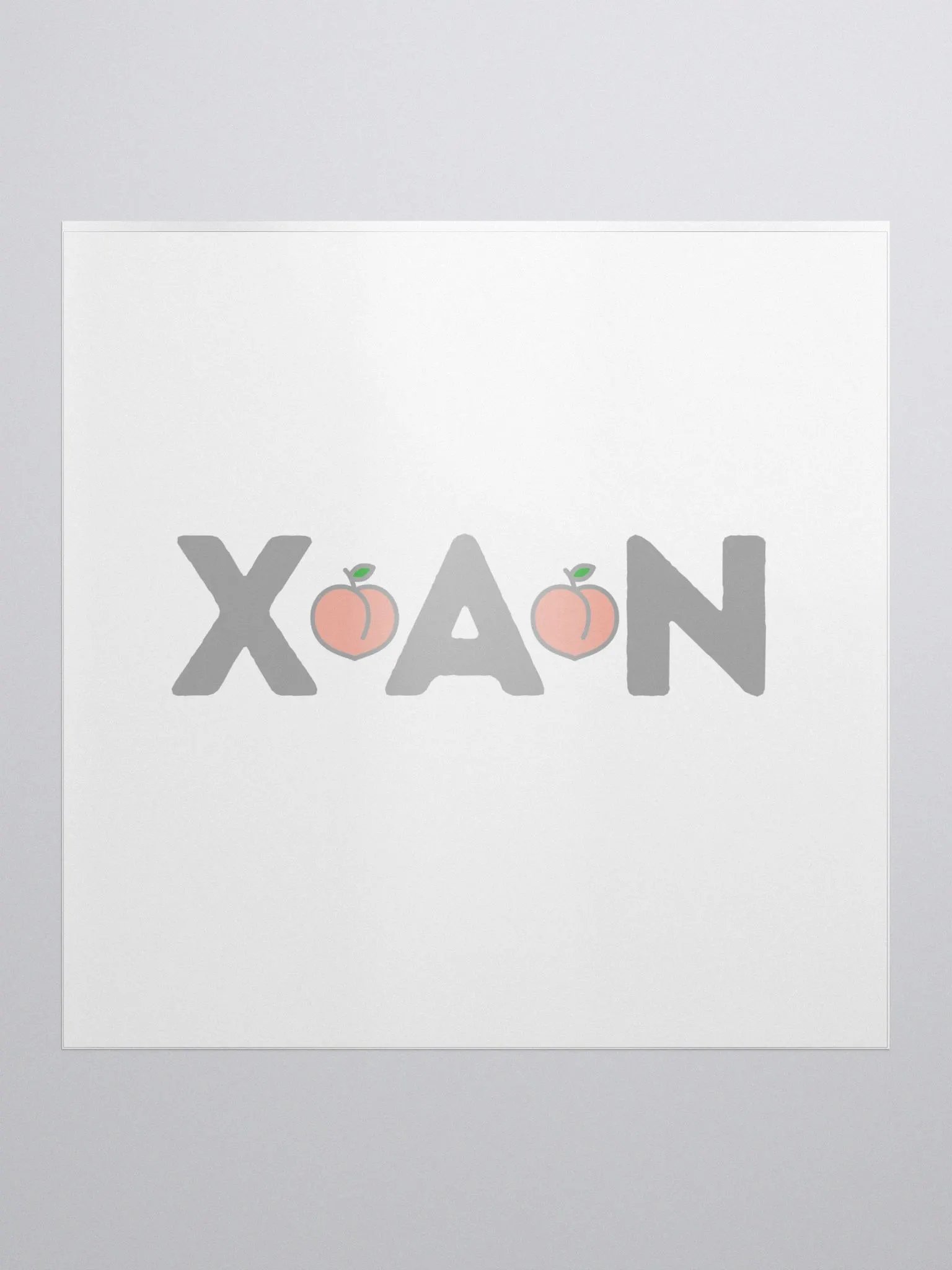 Xan Logo Sticker. product image (1)