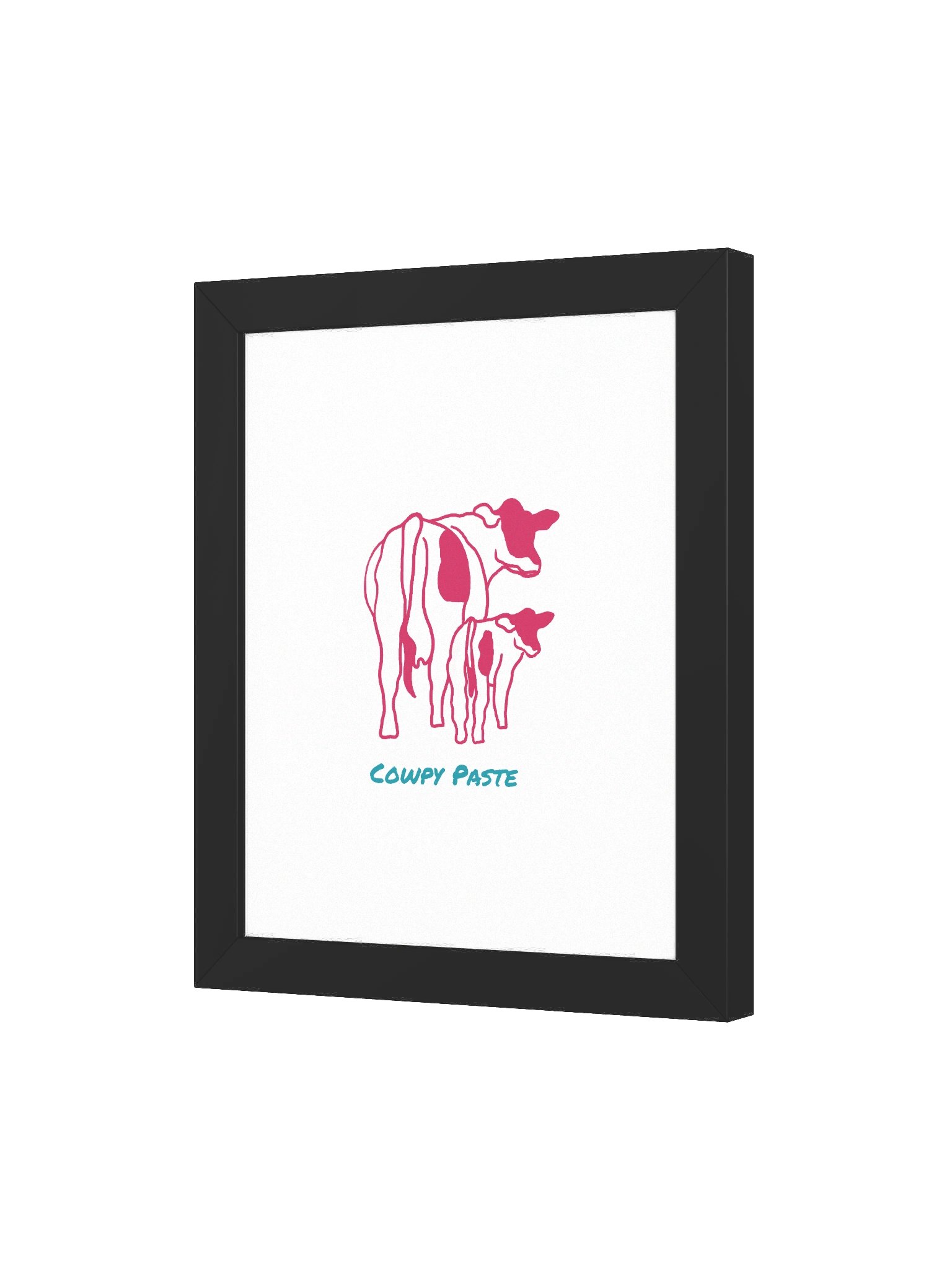 Cowpy Paste - Framed Poster product image (3)