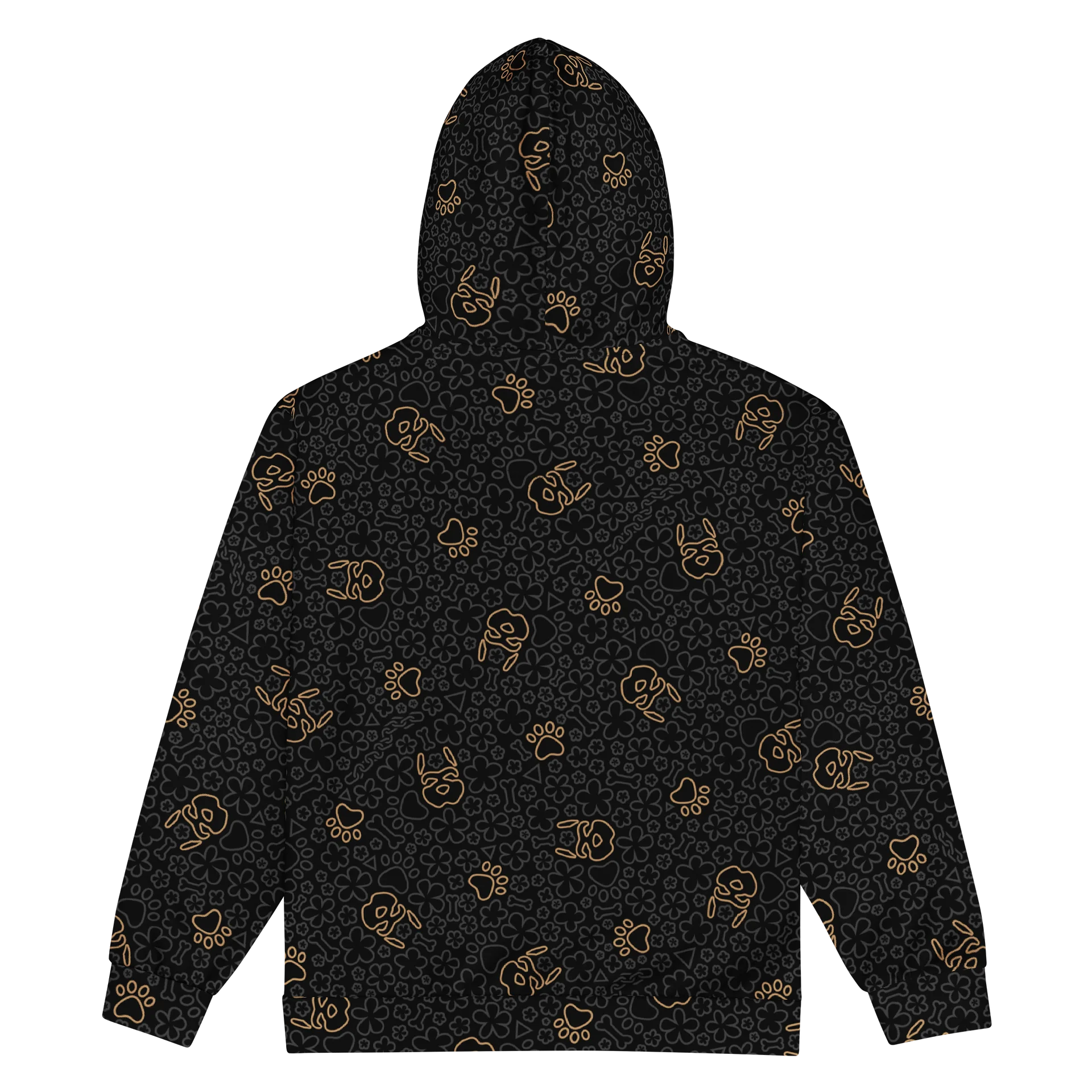 Psych Pattern Zip-Up Hoodie - Night Brown product image (2)