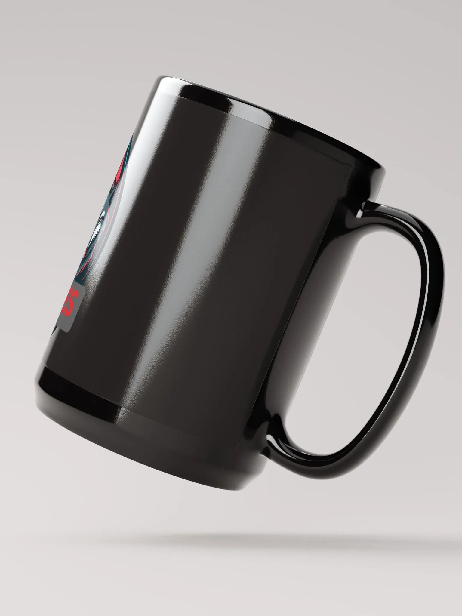 SHE WOLVES Black Glossy Mug product image (2)