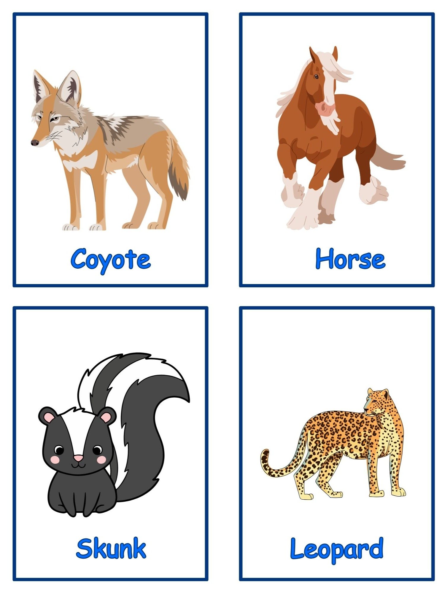 Printable Flashcards: Animals product image (5)