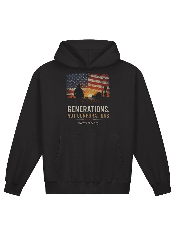 Generations Not Corporations Terry Hoodie product image (1)