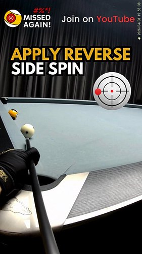 Double Kick-shot with Reverse Spin #9ball #8ballpool #pool #billiards