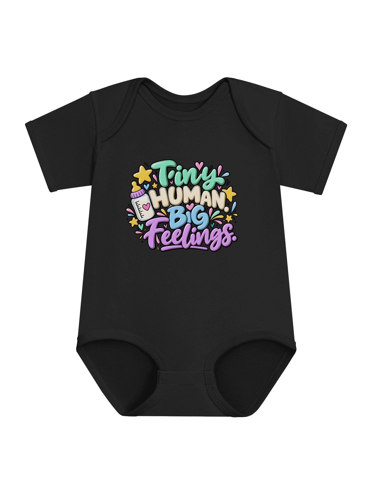 Tiny Human, Big Feelings Baby Bodysuit product image (2)