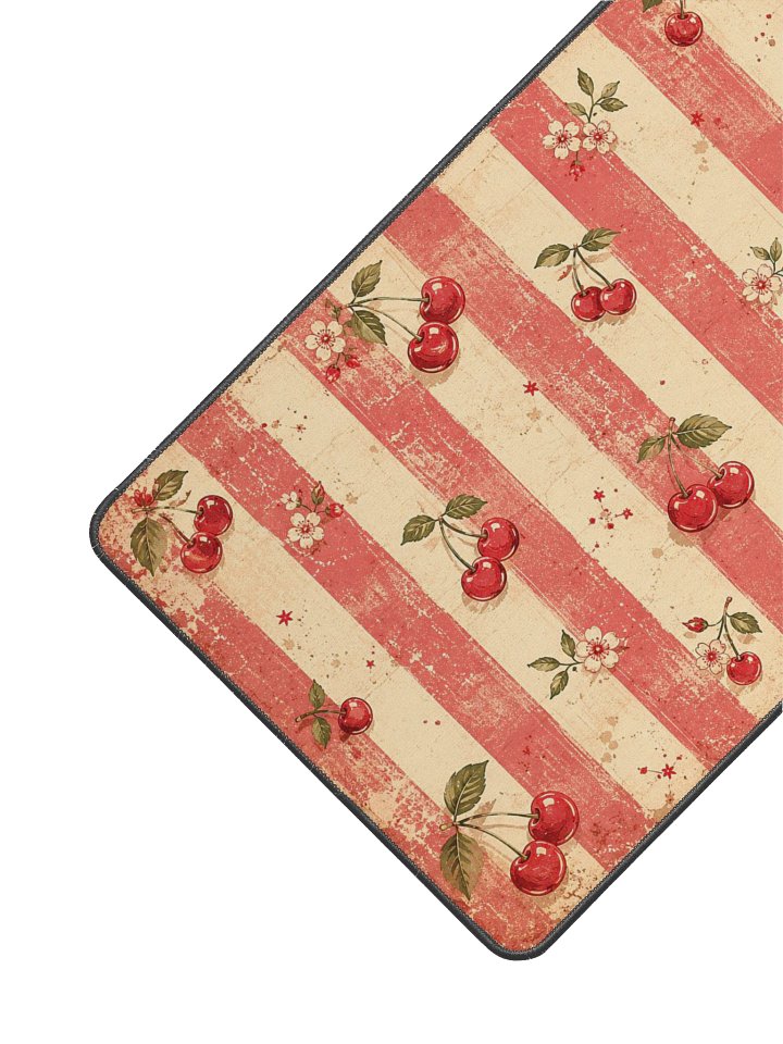 Chic Cherry Desk Mat for Creative Workspaces product image (2)
