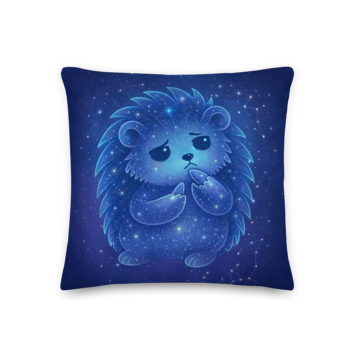 Zodiac hedgie Cancer pillow product image (1)