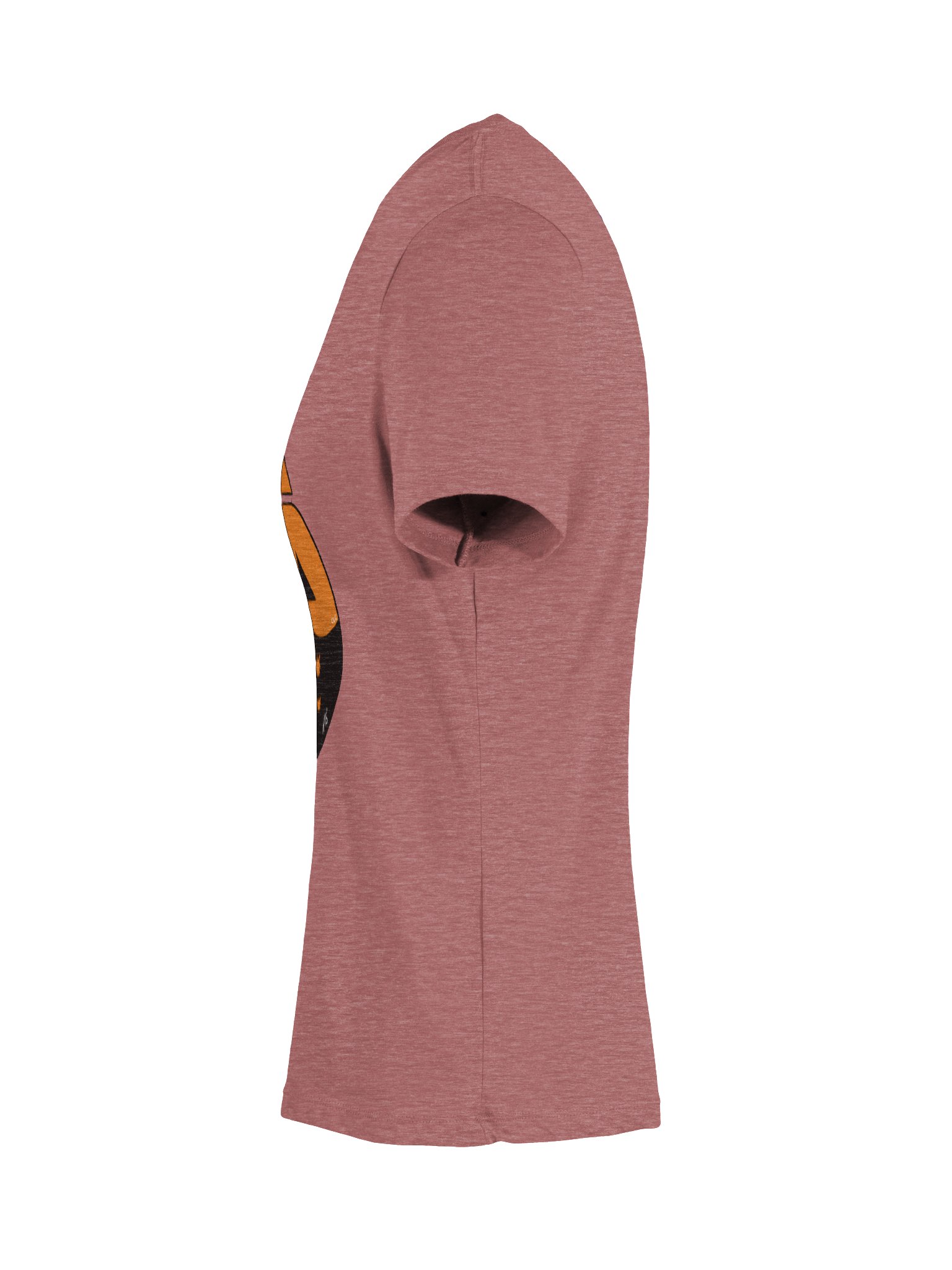 Mask-O-Lantern v-neck tee (black mask) product image (10)