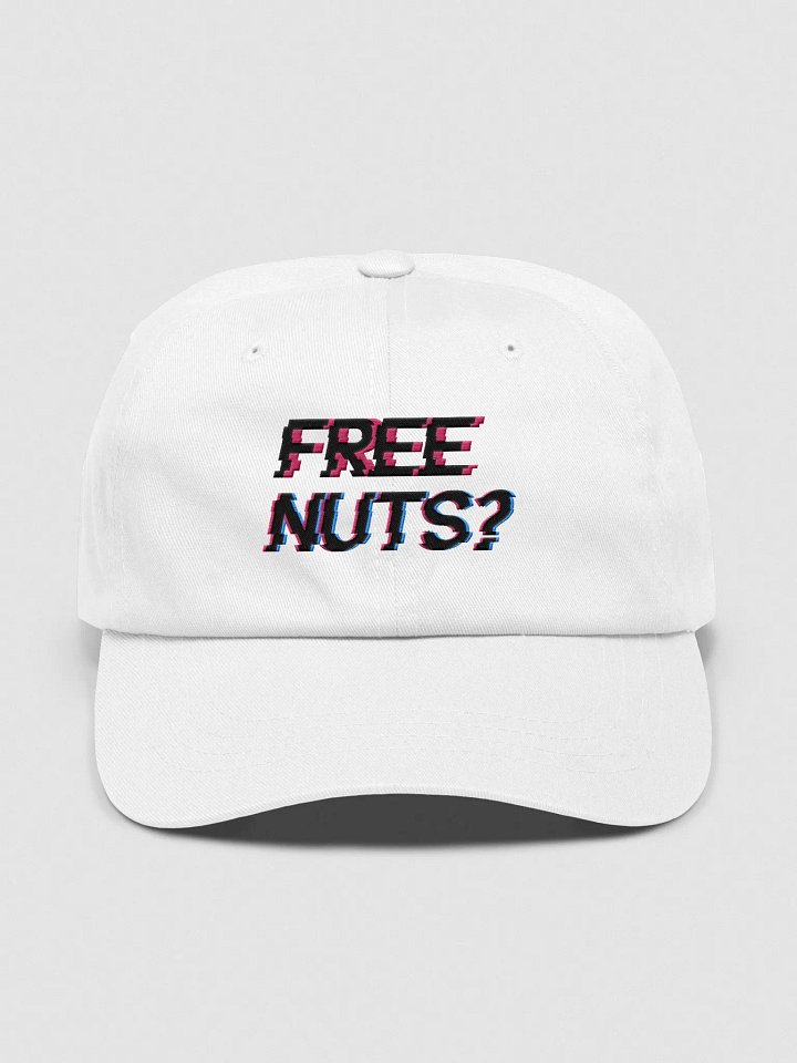 Free Nuts? White Dad Hat product image (1)