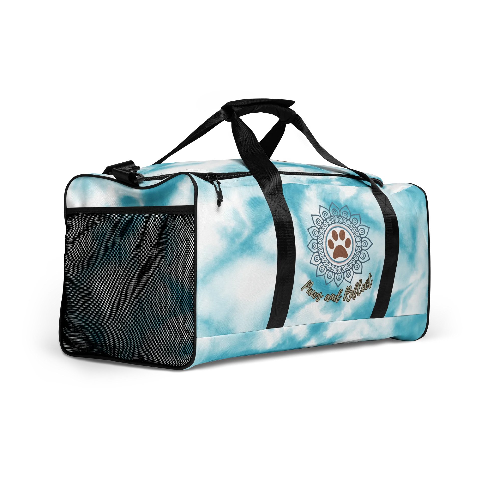 Paws and Reflect Mandala Paw Print Yoga Duffle Bag product image (2)