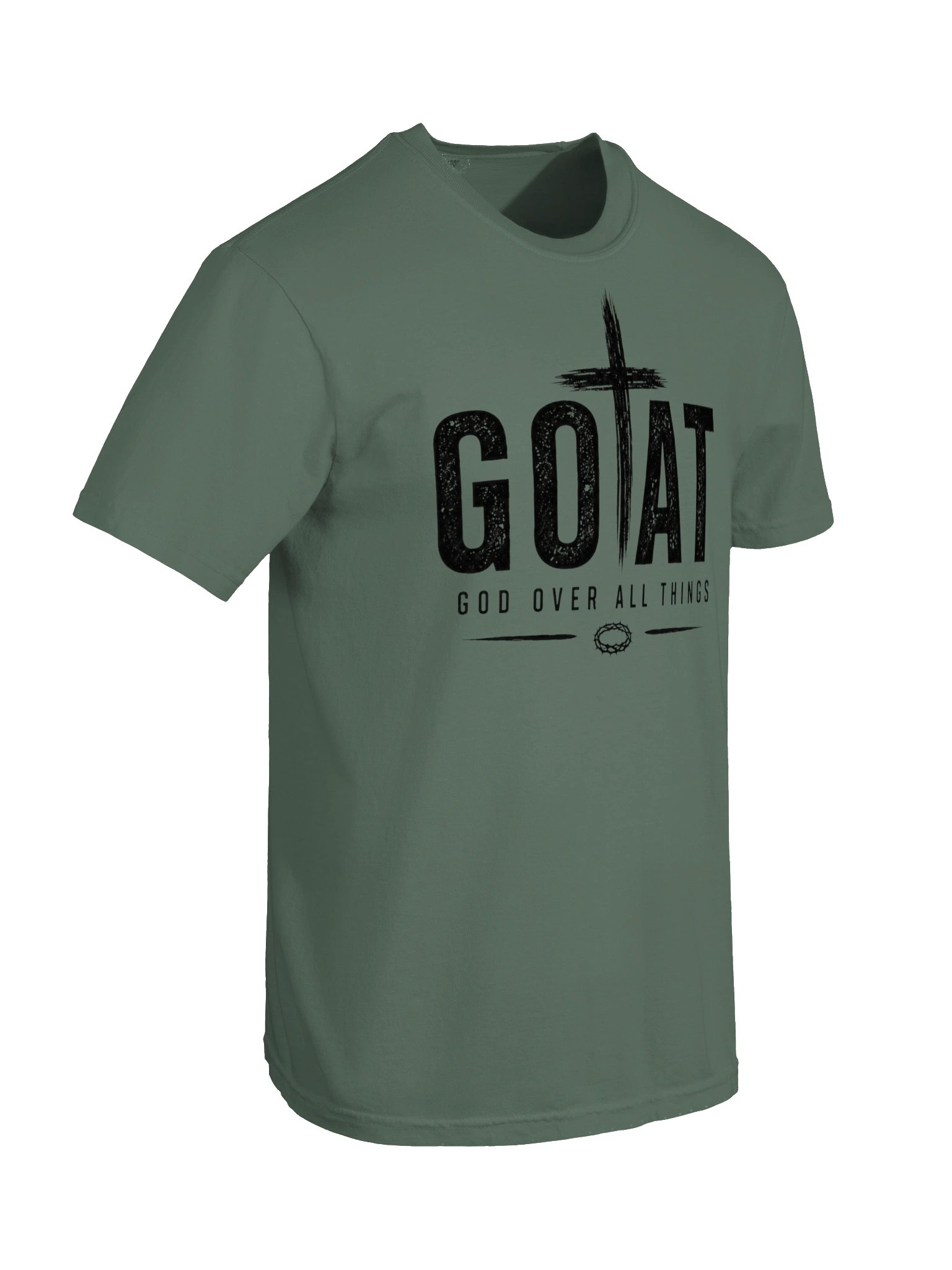 GOAT – God Over All Things Christian T-Shirt | Faith-Based Inspirational Apparel | Kingdom Life Co. product image (7)