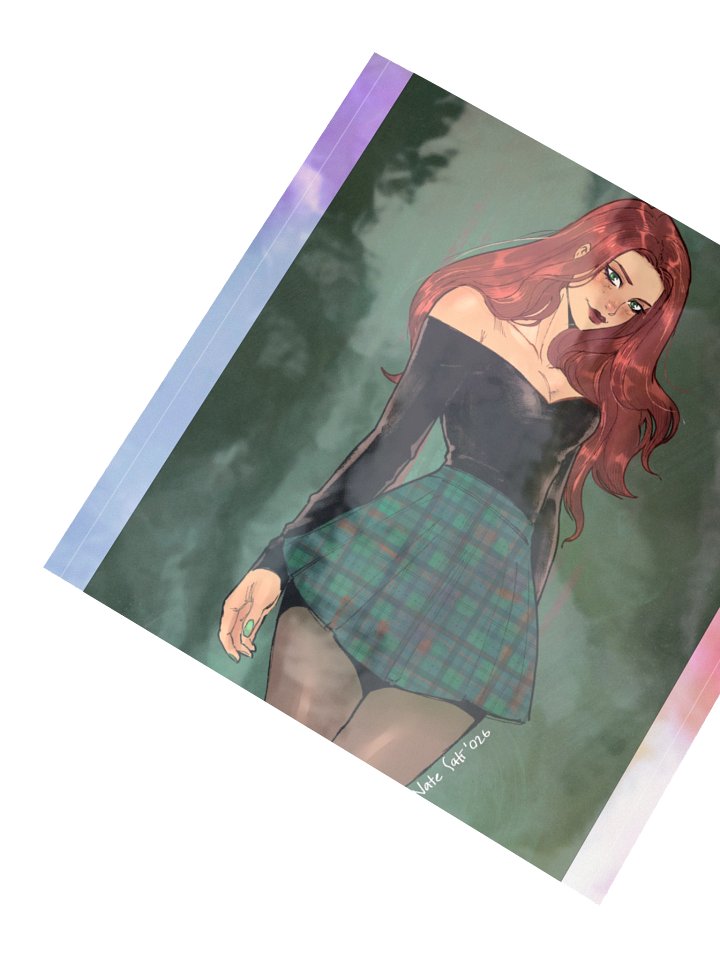 Main Character Holographic Sticker product image (4)