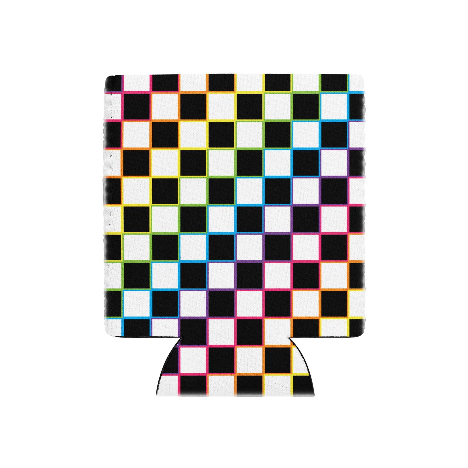 Rainbow Checkered Coozie product image (1)