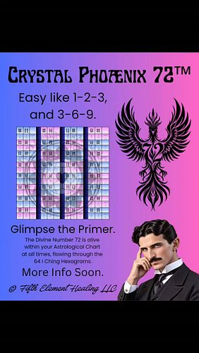 #CrystalPhoænix72 #72in64 #ıching #humandesign #fifthelementhealingllc