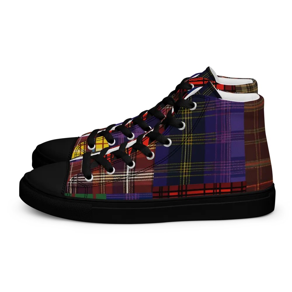 Mixed Tartan Shoes - Men's High Tops product image (7)