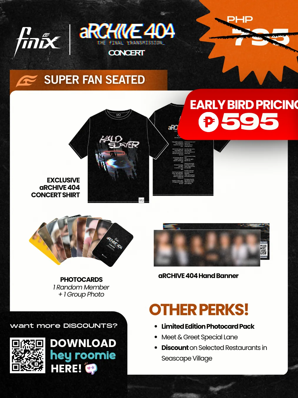 aRCHIVE 404 Concert Packages (EARLY BIRD) product image (6)