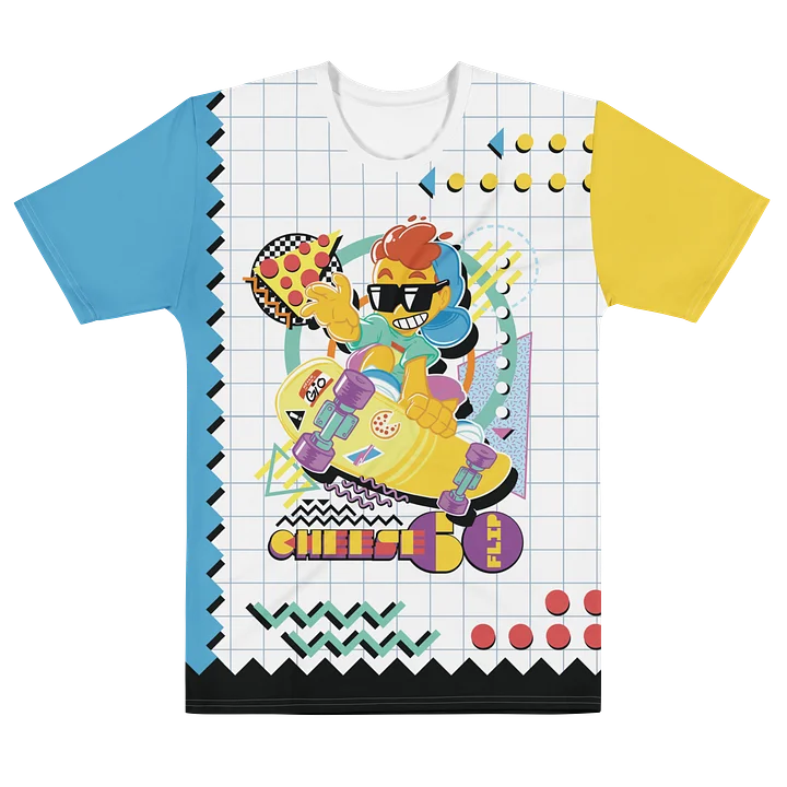 "Cheese 60 Flip" Full Print Shirt product image (1)