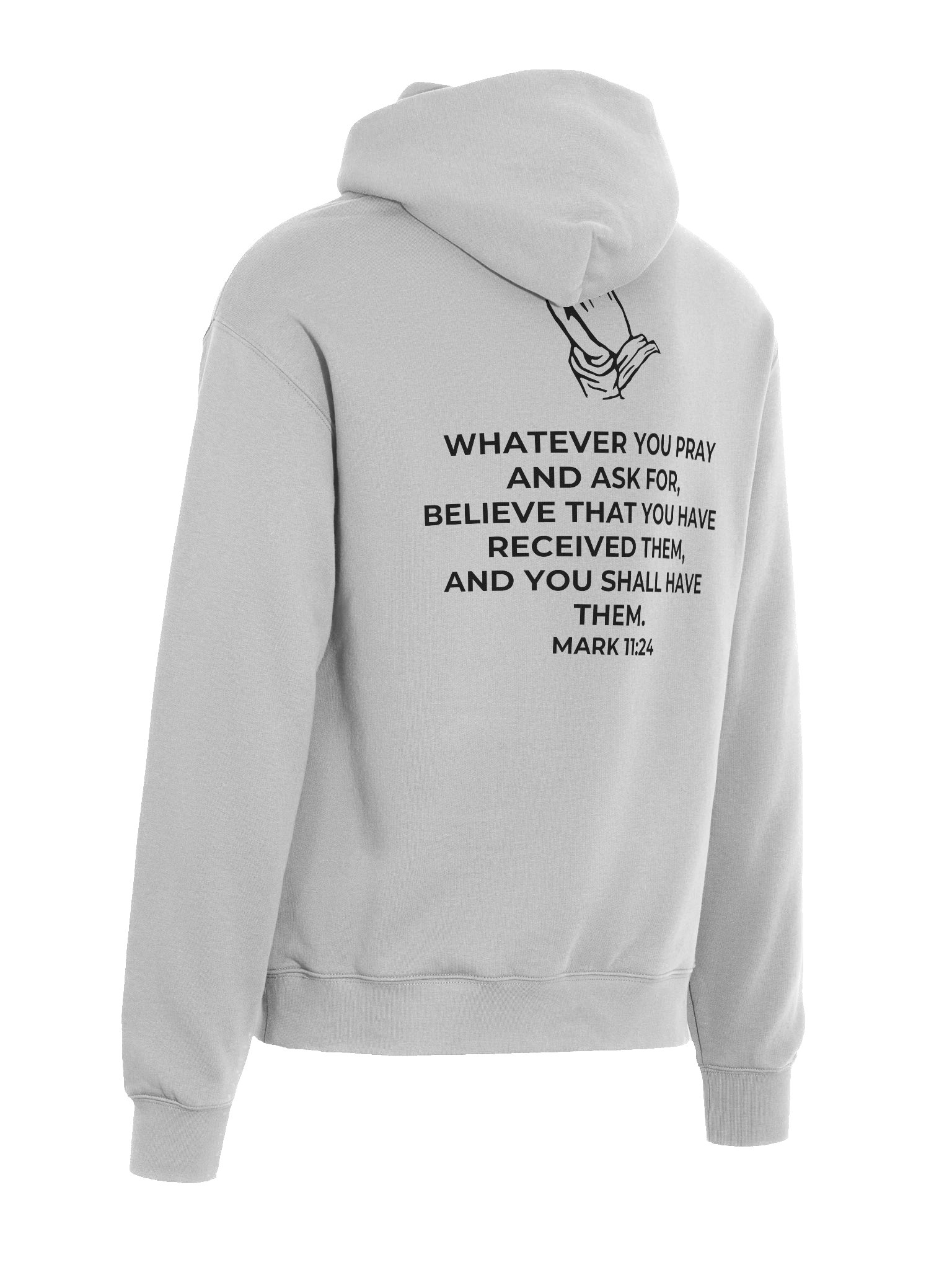 Mark 11:24 Eclipse Oversized Hoodie [Dark] product image (6)