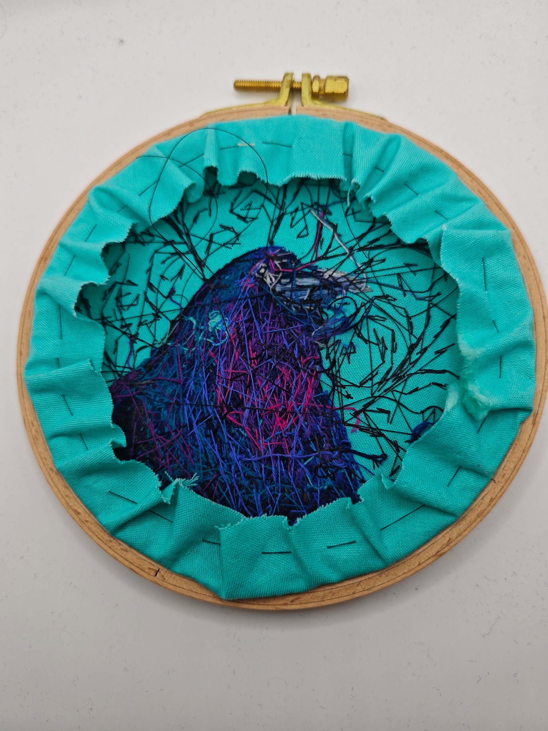 Gothic Raven PDF hand embroidery pattern product image (7)