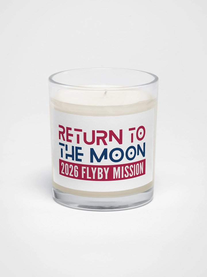 Mission to the Moon Candle April 1 2026, Space Themed Soy Wax Candle, USA Astronaut Gift product image (1)