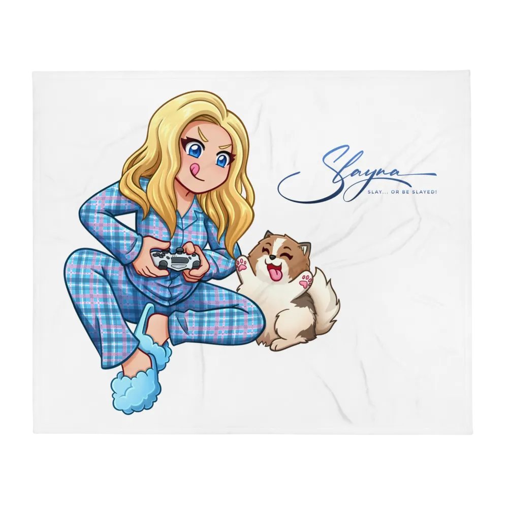 Slayna & Gidget Gaming Blanket product image (1)