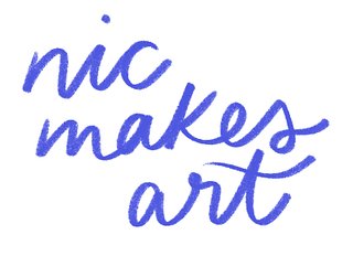 Nic makes art