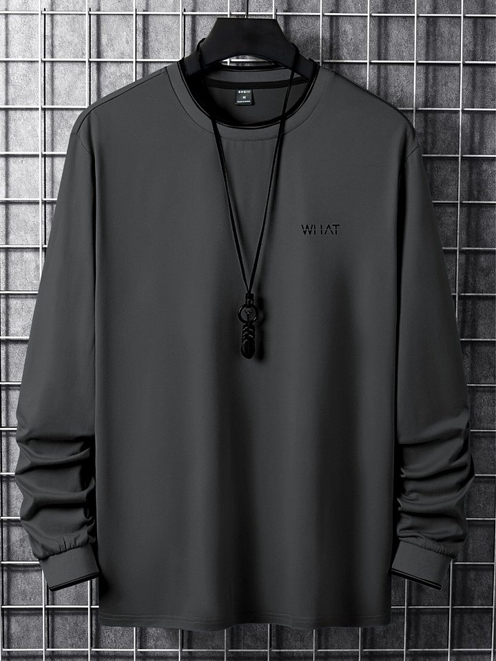 Guys Letter Graphic Tee Without Necklace (Tried on, but didn't fit) product image (1)