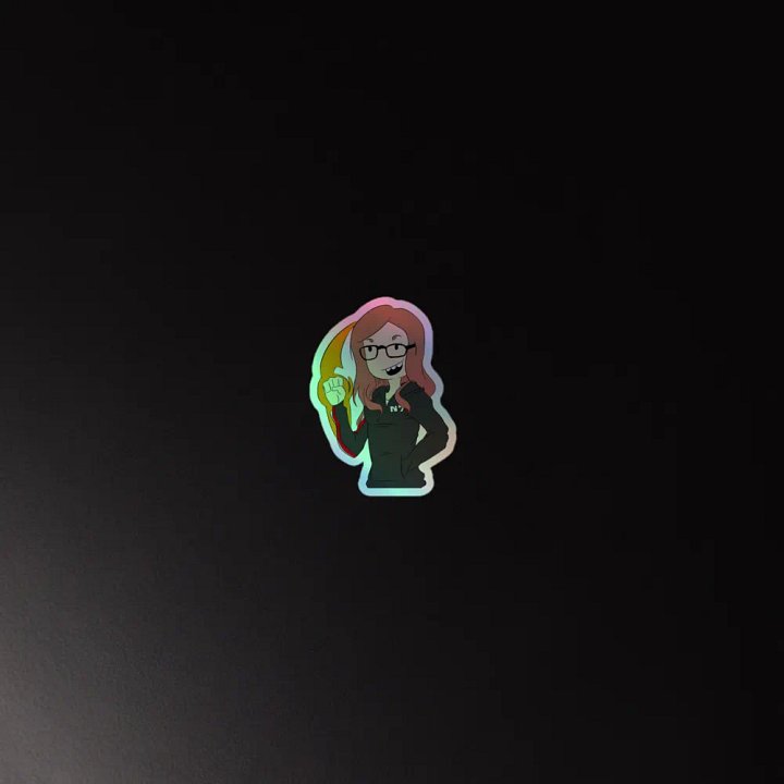 Ishcakes OG Logo Holo Sticker product image (4)