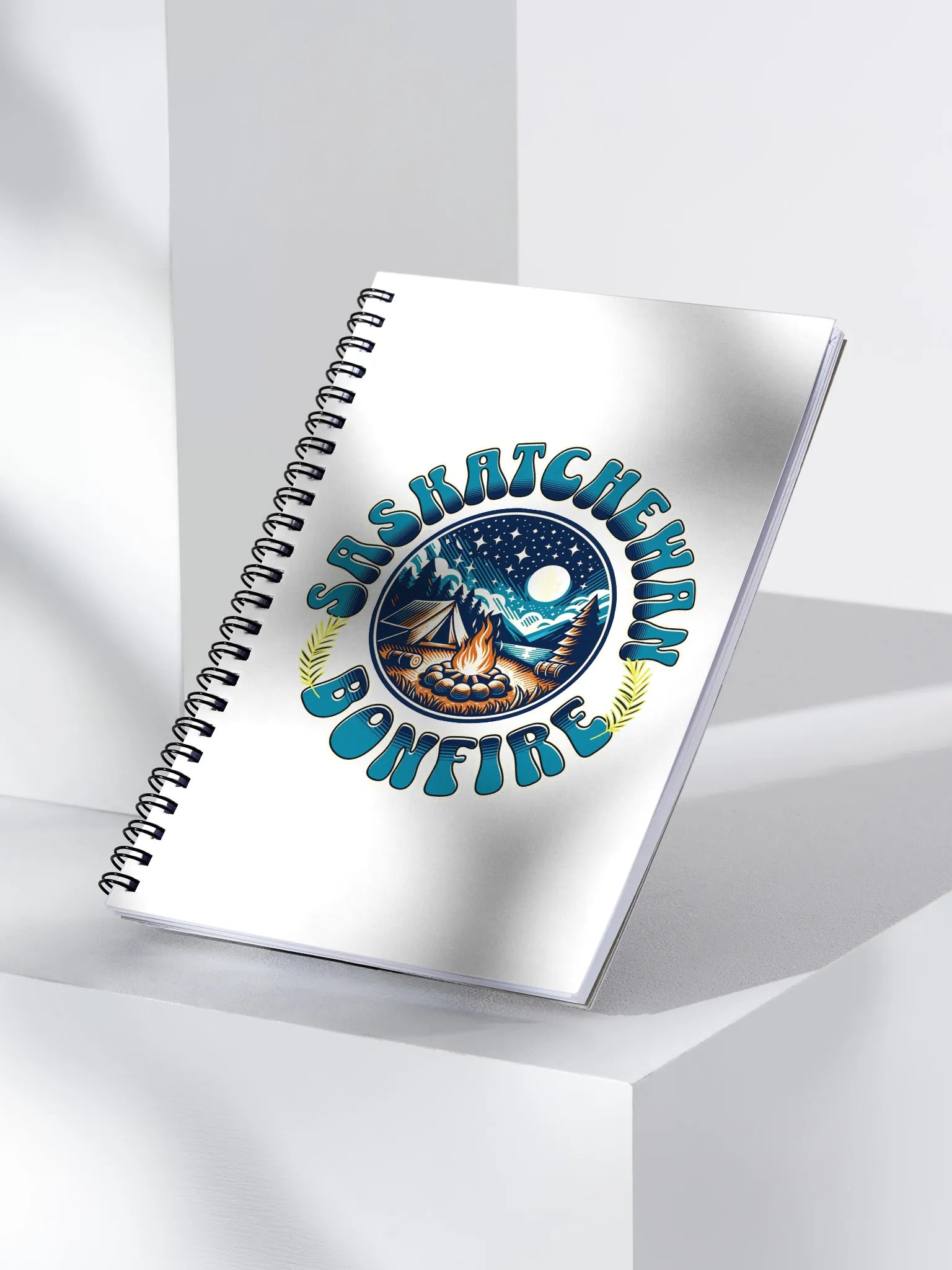 Saskatchewan Bonfire Spiral Notebook product image (3)