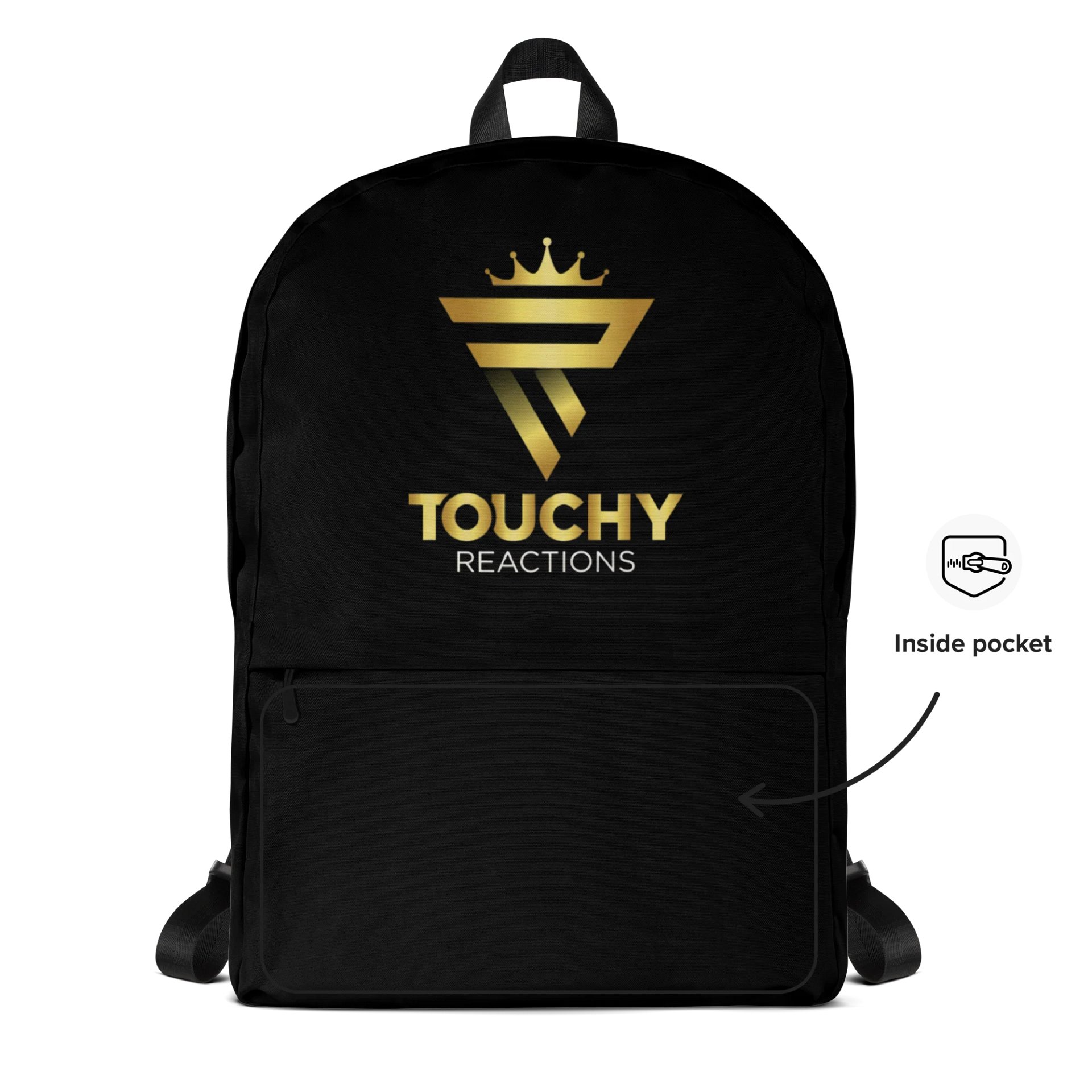 Touchy Reactions Logo Backpack product image (5)